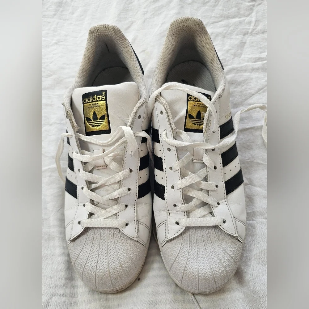 Adidas White and Black Sneakers